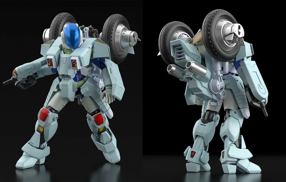 MODEROIDモスピーダ VR-052T レイ機のライドアーマー前後。塗装イメージCG